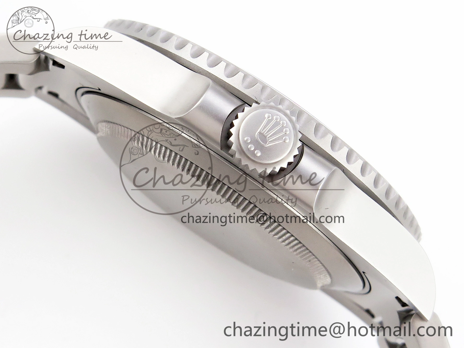 Submariner DIW Sandblasted VSF 1:1 Best Edition Pink Dial White Ceramic Bezel on SS Bracelet VS3135