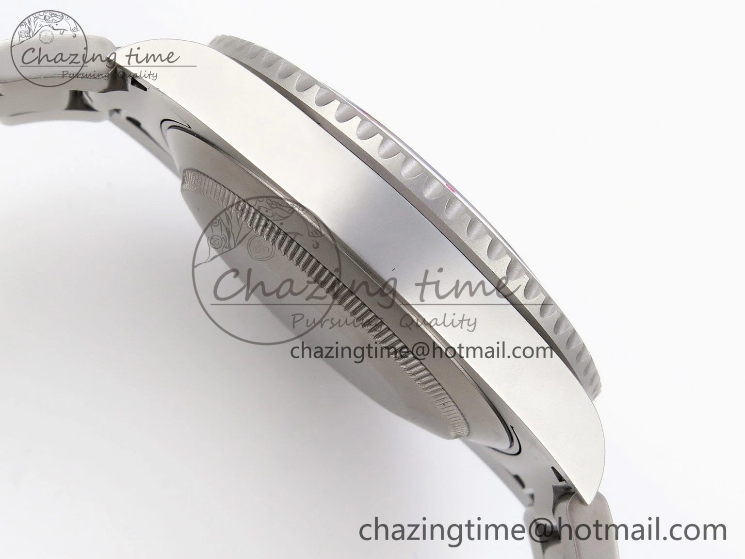 Submariner DIW Sandblasted VSF 1:1 Best Edition Pink Dial White Ceramic Bezel on SS Bracelet VS3135