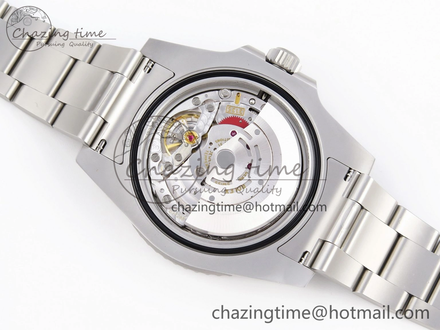 Submariner DIW Sandblasted VSF 1:1 Best Edition Pink Dial White Ceramic Bezel on SS Bracelet VS3135