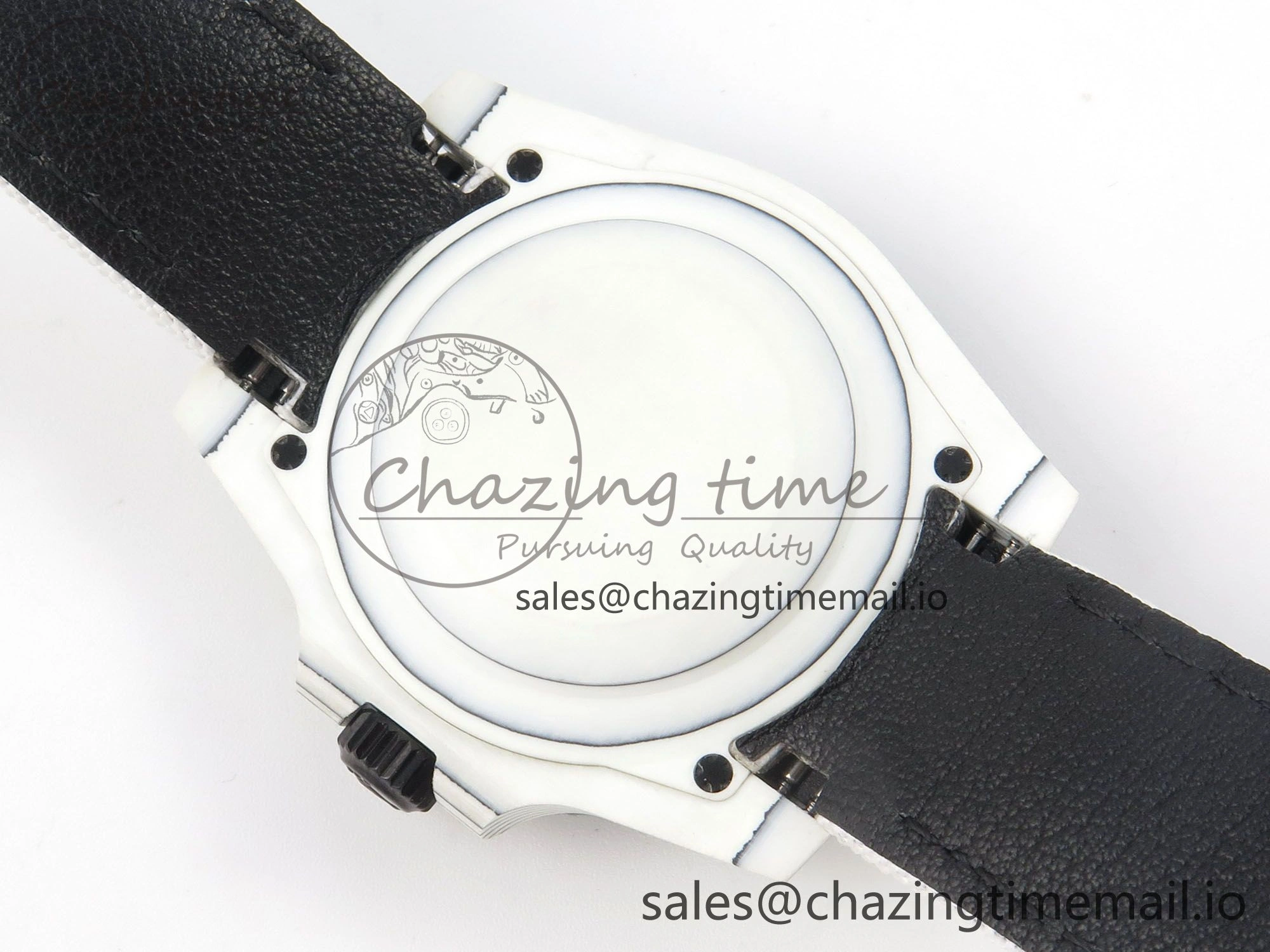 Submariner DIW White Carbon MPF Best Edition Yellow Dial On White Nylon Strap SA3135