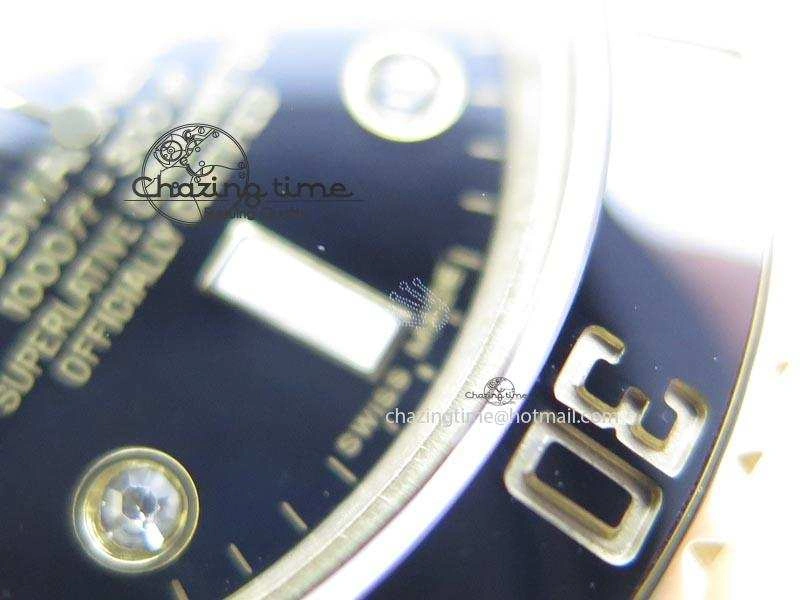 Submariner Full Gold Black Dial Diamond BP Best Edition Swiss ETA2836