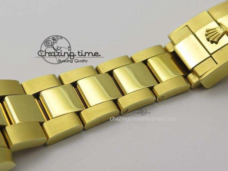 Submariner Full Gold Black Dial Diamond BP Best Edition Swiss ETA2836