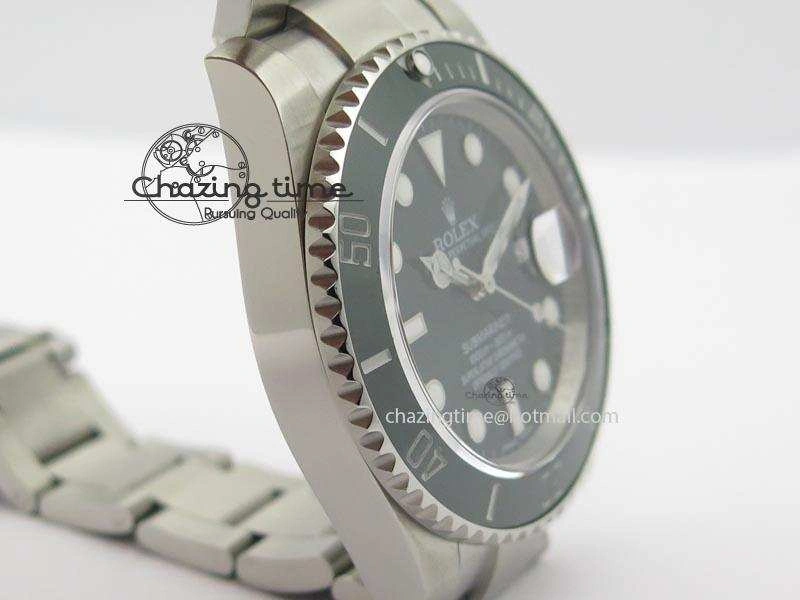 Submariner LV SS SS Green Dial BP Maker Best Edition Swiss ETA2836