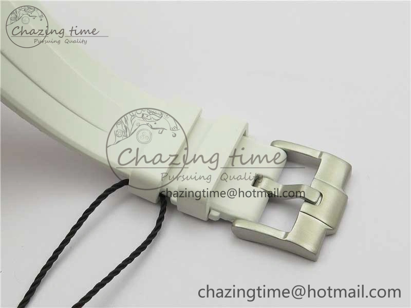 Submariner Phantomlab Transparent 3AF Best Edition Blue Space Dial on White Rubber Strap VR3135