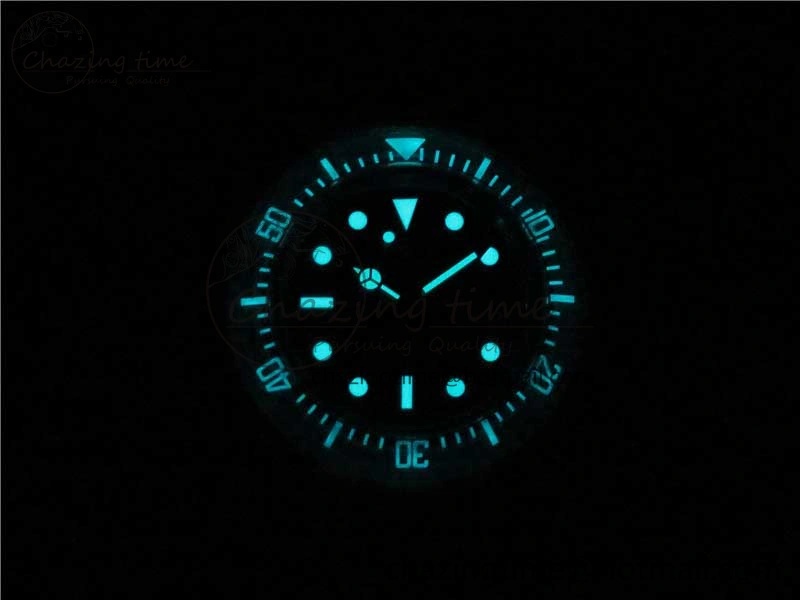 Submariner Phantomlab Transparent 3AF Best Edition Blue Space Dial on White Rubber Strap VR3135