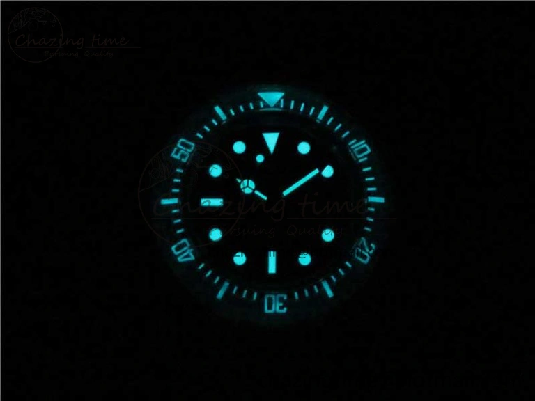 Submariner Phantomlab Transparent 3AF Best Edition Green Dial on White Rubber Strap VR3135