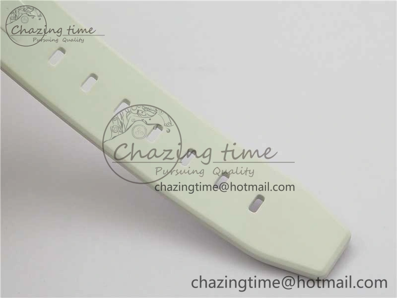 Submariner Phantomlab Transparent 3AF Best Edition Light Blue Dial on White Rubber Strap VR3135