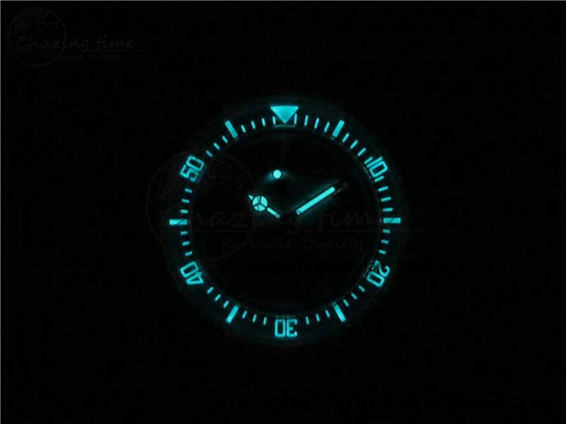 Submariner Phantomlab Transparent 3AF Best Edition Light Blue Dial on White Rubber Strap VR3135