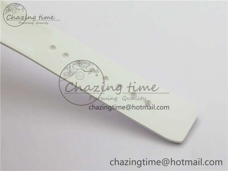 Submariner Phantomlab Transparent KZF Best Edition Blue Fruit Dial on White Rubber Strap VR3135