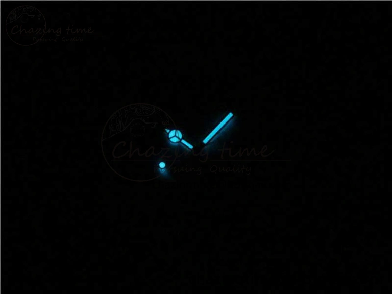Submariner Phantomlab Transparent KZF Best Edition Light Blue Dial on White Rubber Strap VR3135