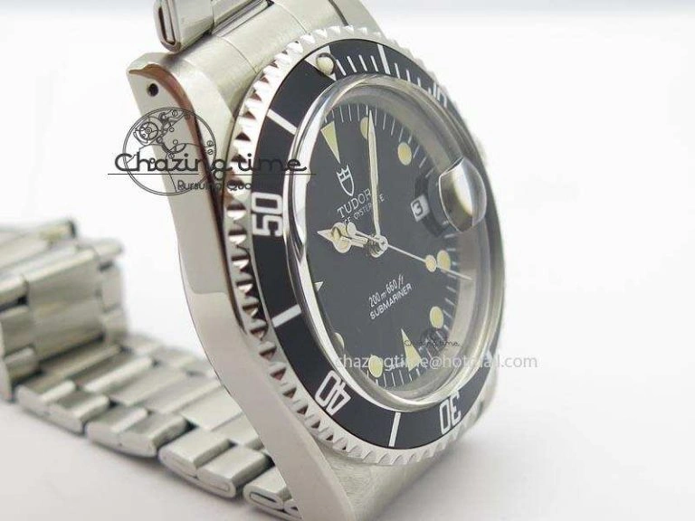 Submariner SS JKF Best Edition Black Dial Round Markers (Black Date) A2836