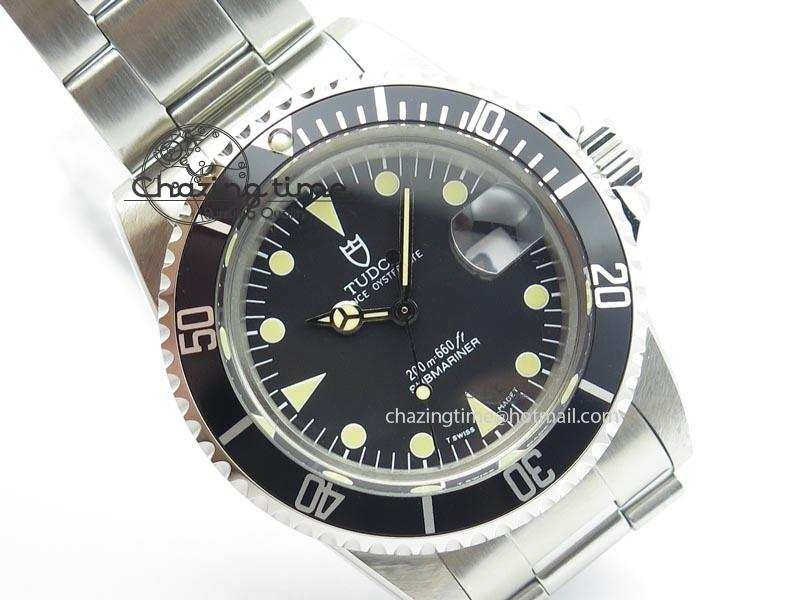 Submariner SS JKF Best Edition Black Dial Round Markers (Black Date) A2836
