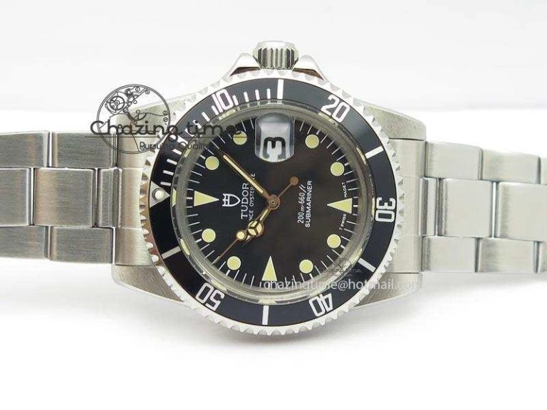 Submariner SS JKF Best Edition Black Dial Round Markers (Black Date) A2836