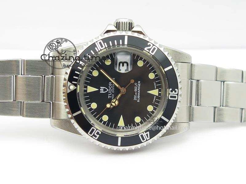 Submariner SS JKF Best Edition Black Dial Round Markers (Black Date) A2836