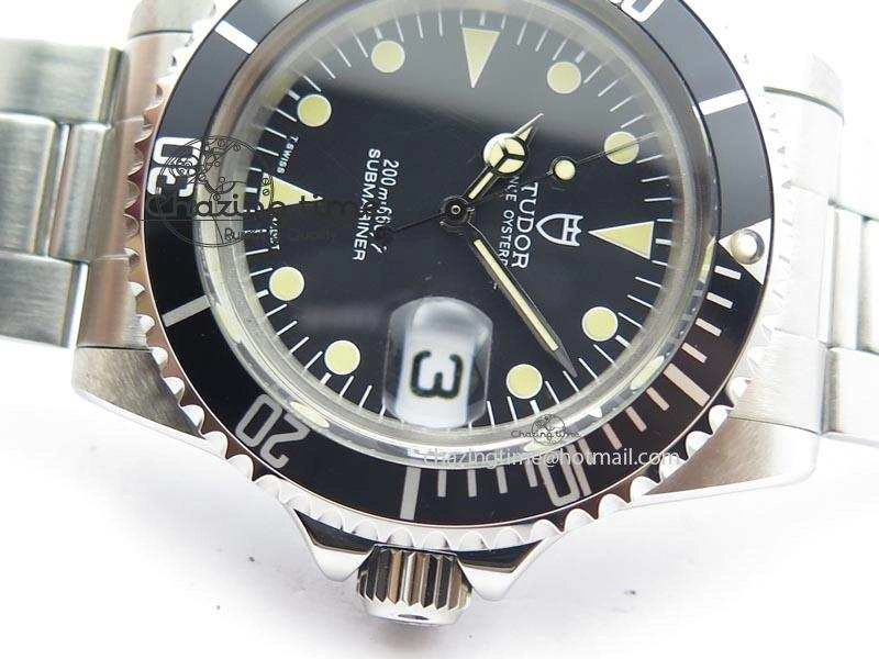 Submariner SS JKF Best Edition Black Dial Round Markers (Black Date) A2836