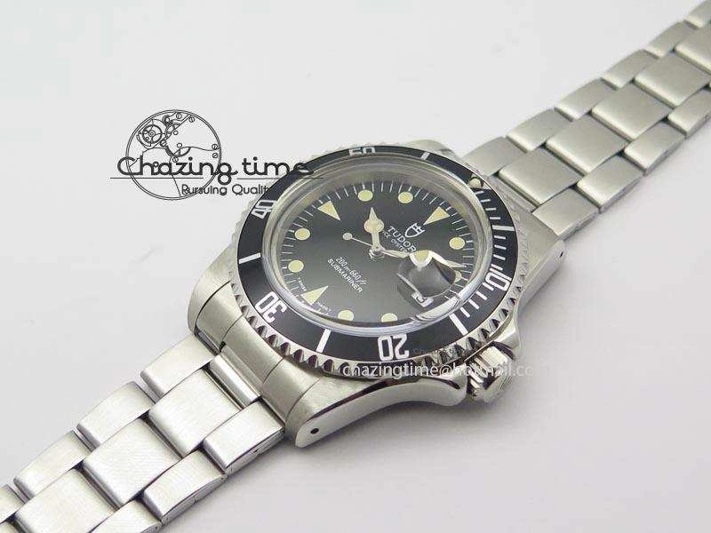 Submariner SS JKF Best Edition Black Dial Round Markers (Black Date) A2836