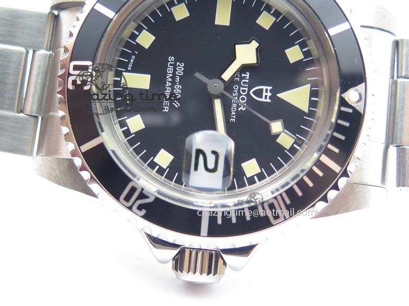 Submariner SS JKF Best Edition Black Dial Square Markers (Black Date) A2836