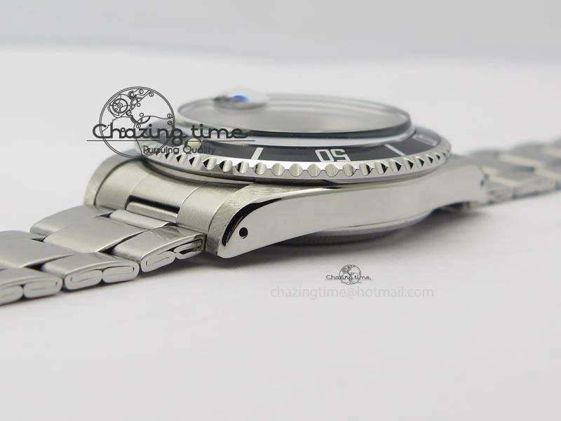 Submariner SS JKF Best Edition Black Dial Square Markers (Black Date) A2836