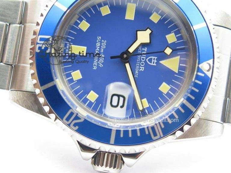 Submariner SS JKF Best Edition Blue Dial Square Markers (Black Date) A2836