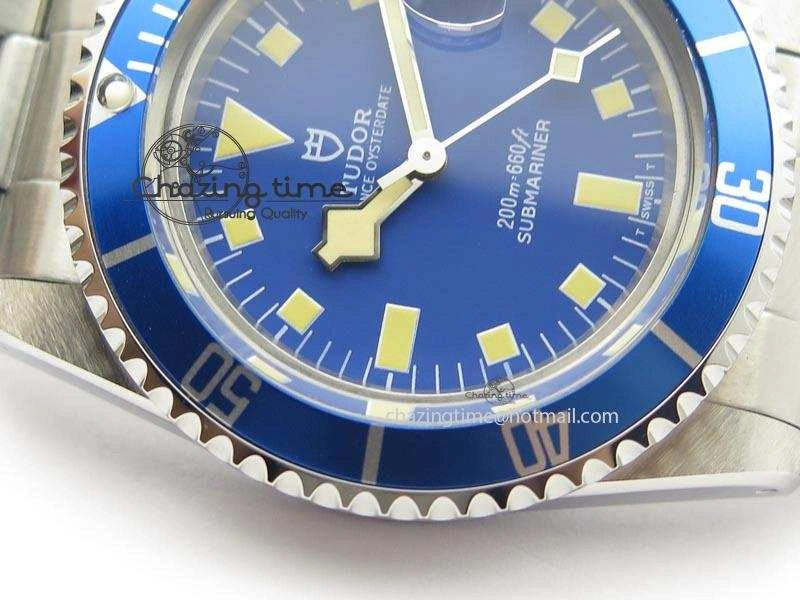 Submariner SS JKF Best Edition Blue Dial Square Markers (Black Date) A2836