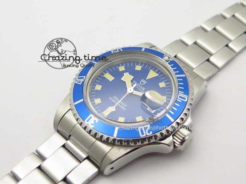 Submariner SS JKF Best Edition Blue Dial Square Markers (Black Date) A2836