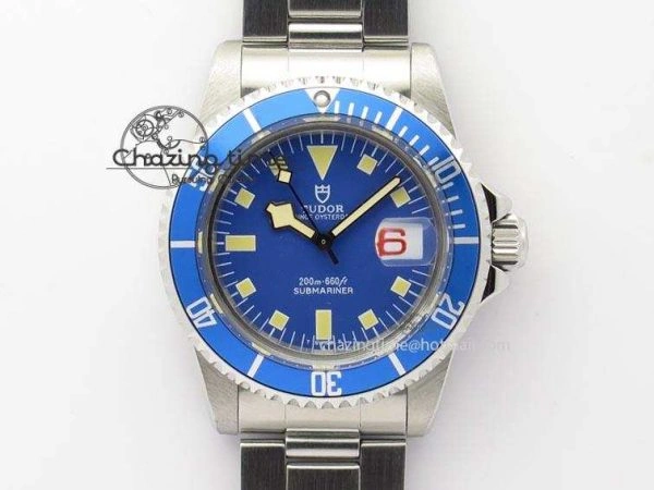 Submariner SS JKF Best Edition Blue Dial Square Markers (Red Date) A2836