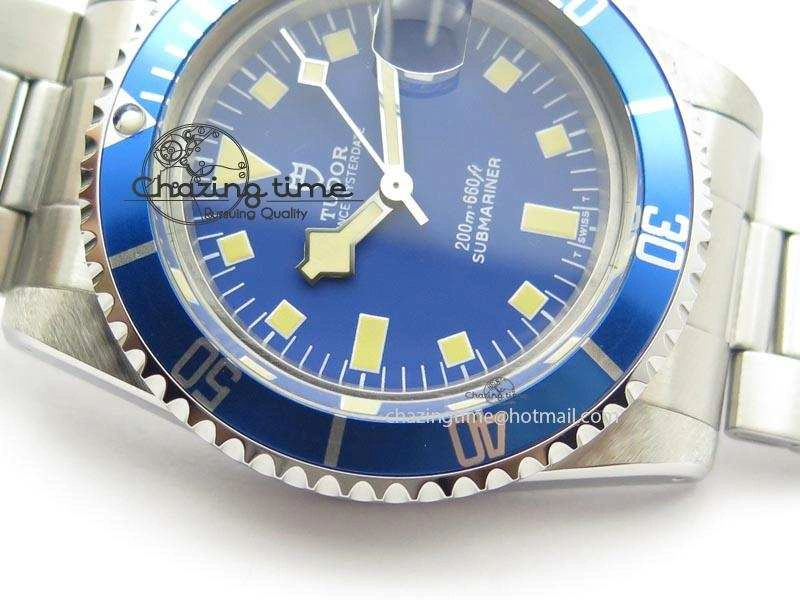 Submariner SS JKF Best Edition Blue Dial Square Markers (Red Date) A2836