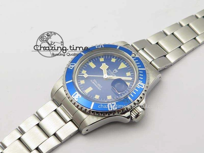 Submariner SS JKF Best Edition Blue Dial Square Markers (Red Date) A2836
