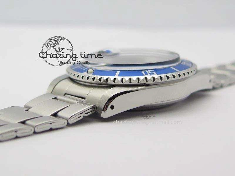 Submariner SS JKF Best Edition Blue Dial Square Markers (Red Date) A2836