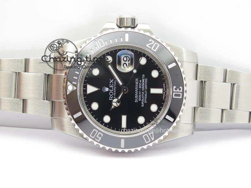 Submariner SS SS Black Dial BP Maker Best Edition Swiss ETA2836