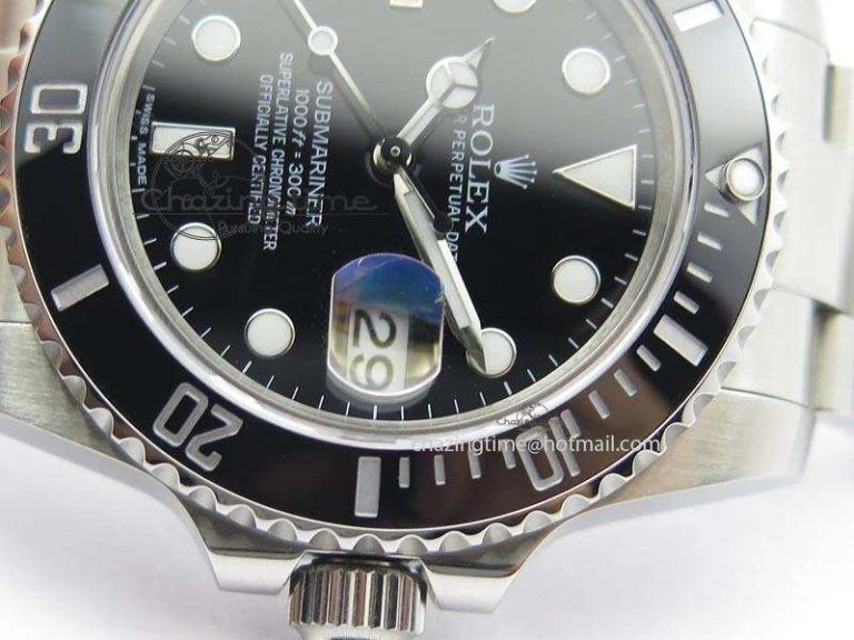Submariner SS SS Black Dial BP Maker Best Edition Swiss ETA2836