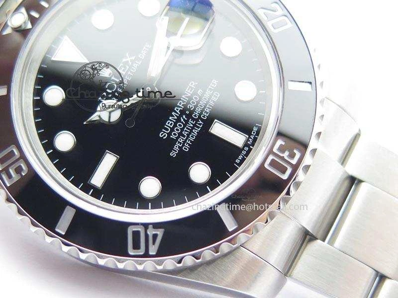 Submariner SS SS Black Dial BP Maker Best Edition Swiss ETA2836