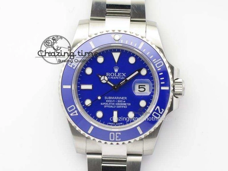 Submariner SS SS Blue Dial BP Maker Best Edition Swiss ETA2836