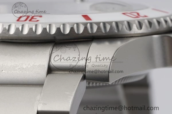 Submariner Sandblasted DIWF Best Edition White Bezel Gray Dial Dial on SS Bracelet VR3135