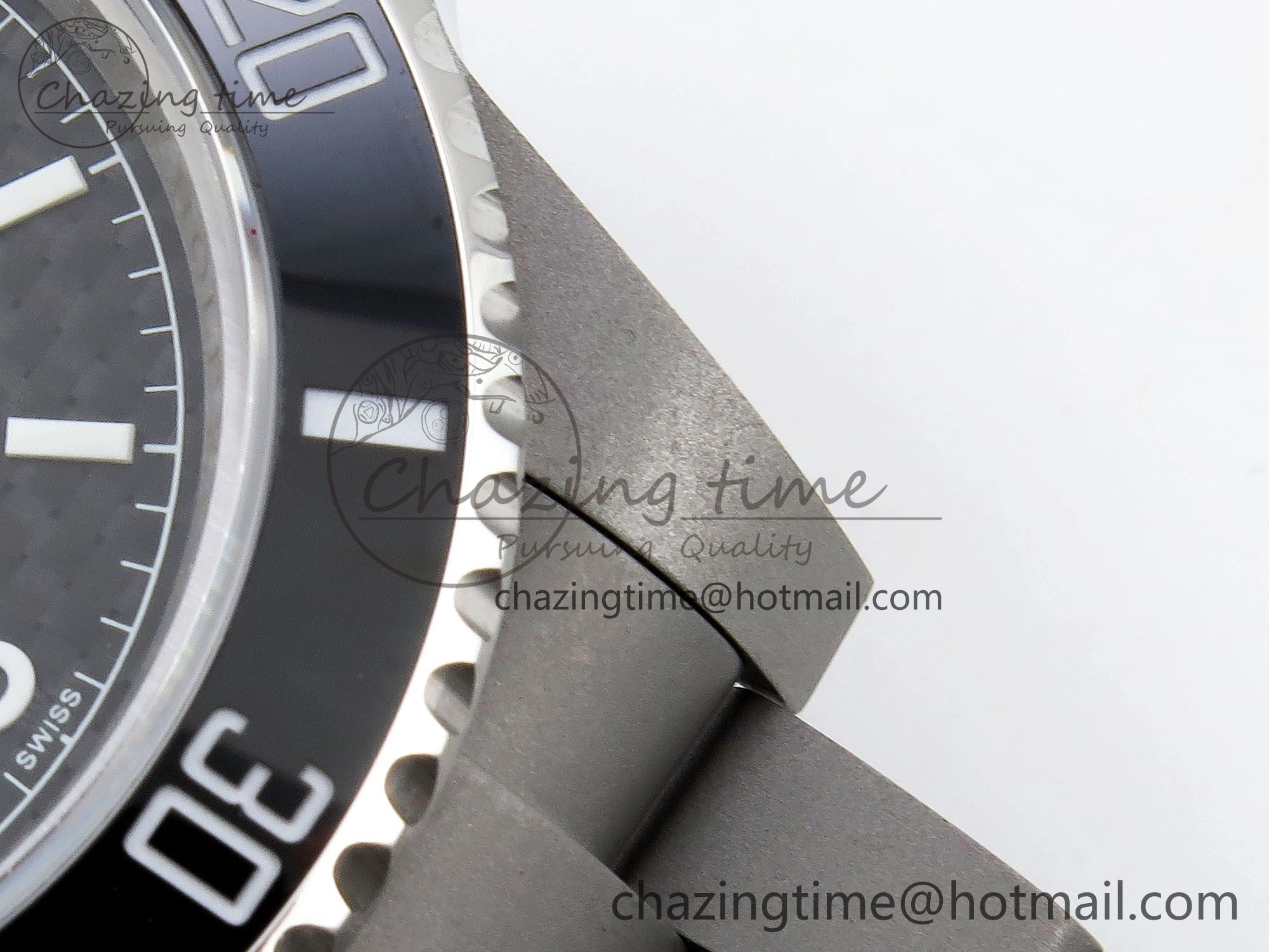 Submariner Sandblasted JDF Best Edition Black Ceramic Bezel Carbon Dial Dial on SS Bracelet SA3130