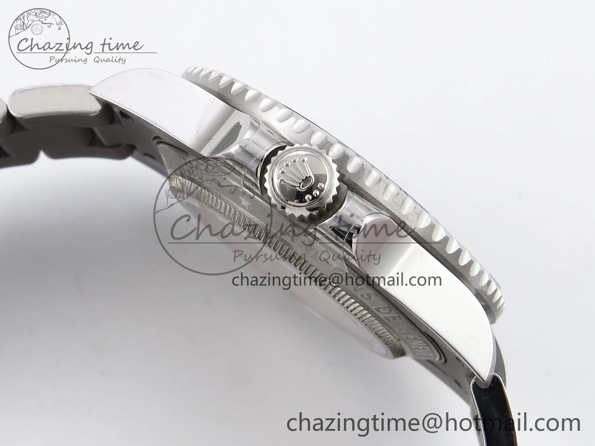 Submariner Sandblasted JDF Best Edition Black Ceramic Bezel Carbon Dial Dial on SS Bracelet SA3130