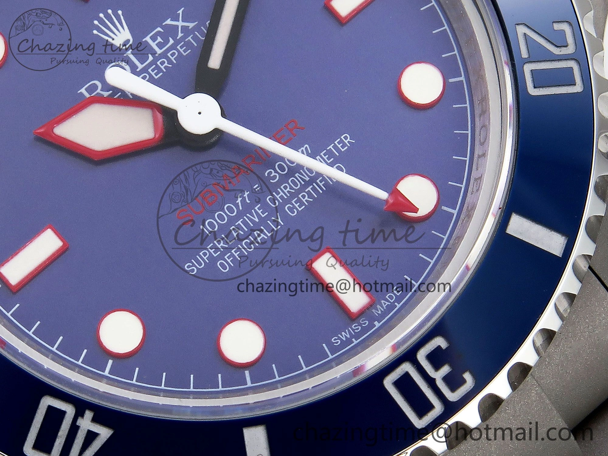 Submariner Sandblasted JDF Best Edition Blue Ceramic Bezel Blue Dial Dial on SS Bracelet SA3130