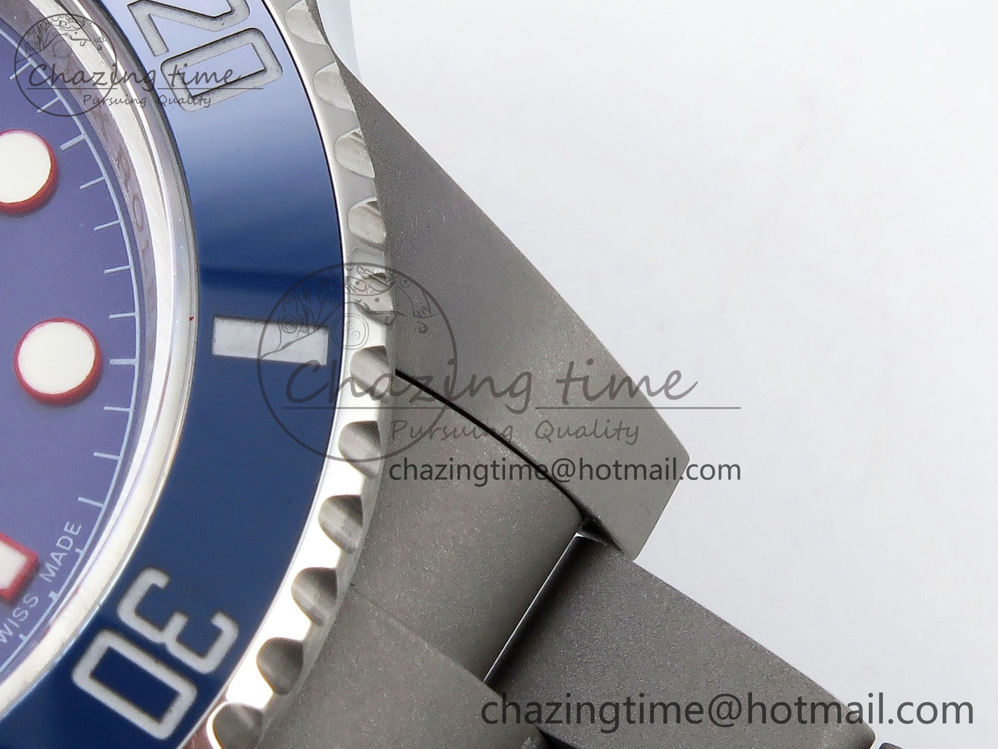 Submariner Sandblasted JDF Best Edition Blue Ceramic Bezel Blue Dial Dial on SS Bracelet SA3130