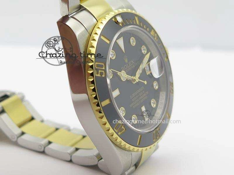 Submariner TT Black Diamond Dial BP Maker Best Edition Swiss ETA2836