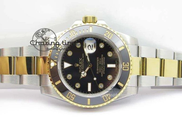 Submariner TT Black Diamond Dial BP Maker Best Edition Swiss ETA2836