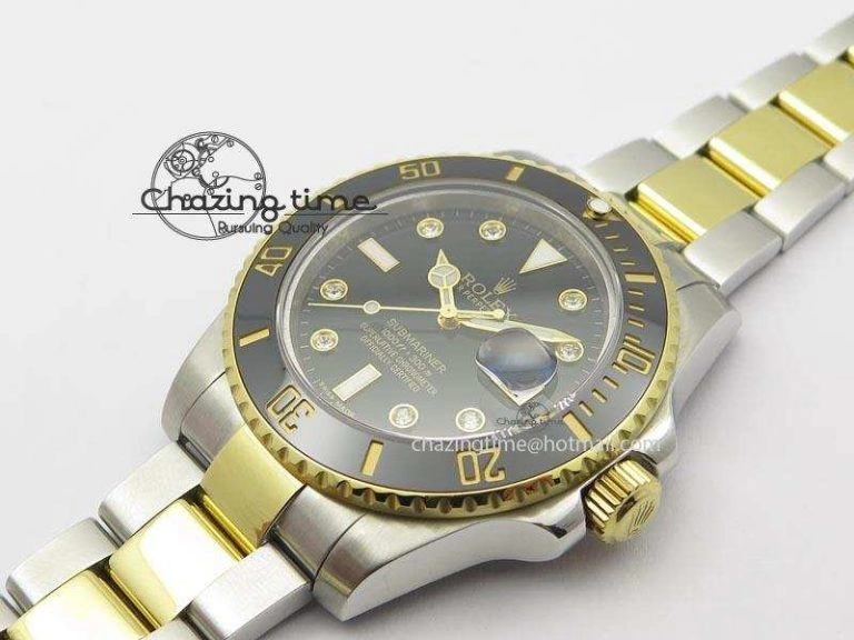 Submariner TT Black Diamond Dial BP Maker Best Edition Swiss ETA2836
