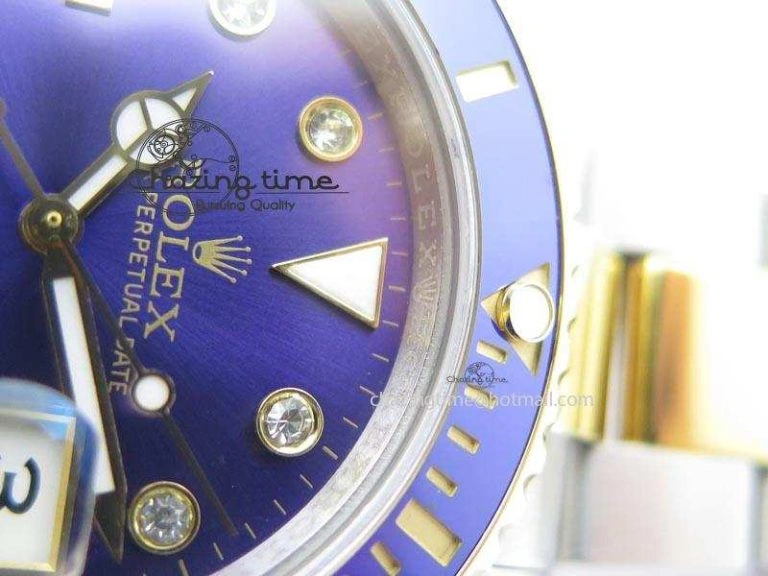 Submariner TT Blue Dial Diamond BP Maker Best Edition Swiss ETA2836