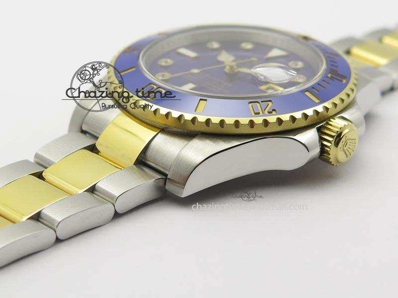 Submariner TT Blue Dial Diamond BP Maker Best Edition Swiss ETA2836