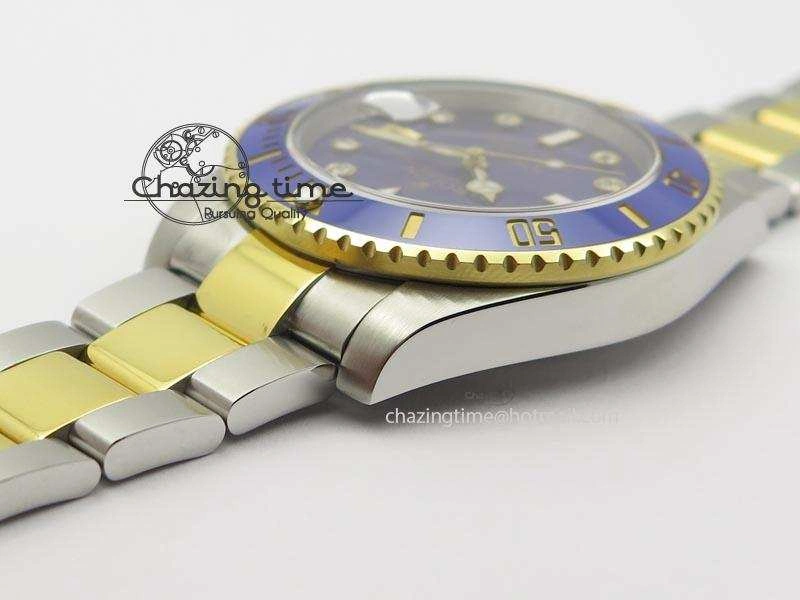 Submariner TT Blue Dial Diamond BP Maker Best Edition Swiss ETA2836