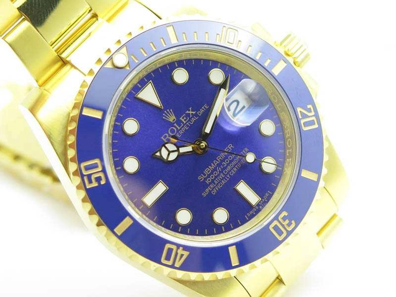 Submariner TW Best Edition 116618LB Blue Full YG Wrapped A2836