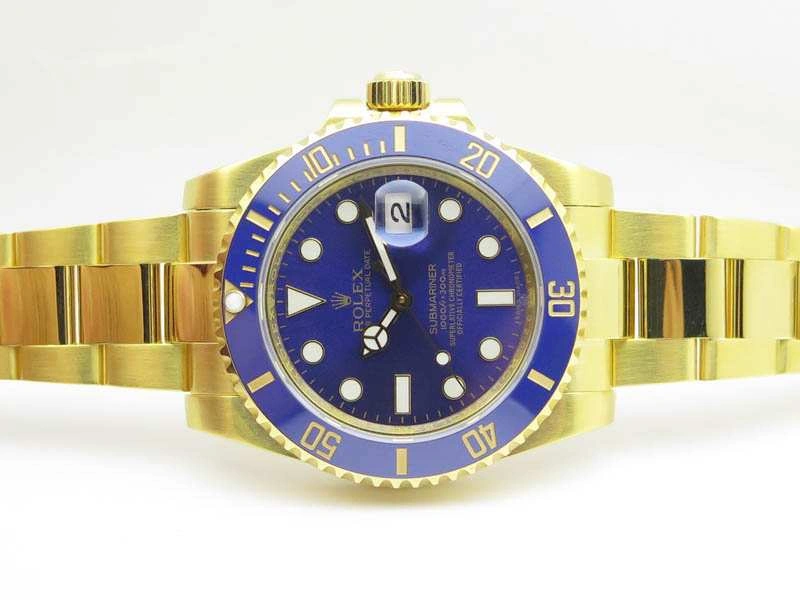Submariner TW Best Edition 116618LB Blue Full YG Wrapped A2836