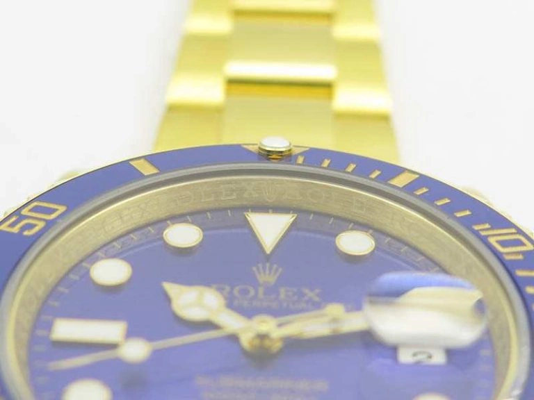 Submariner TW Best Edition 116618LB Blue Full YG Wrapped A2836