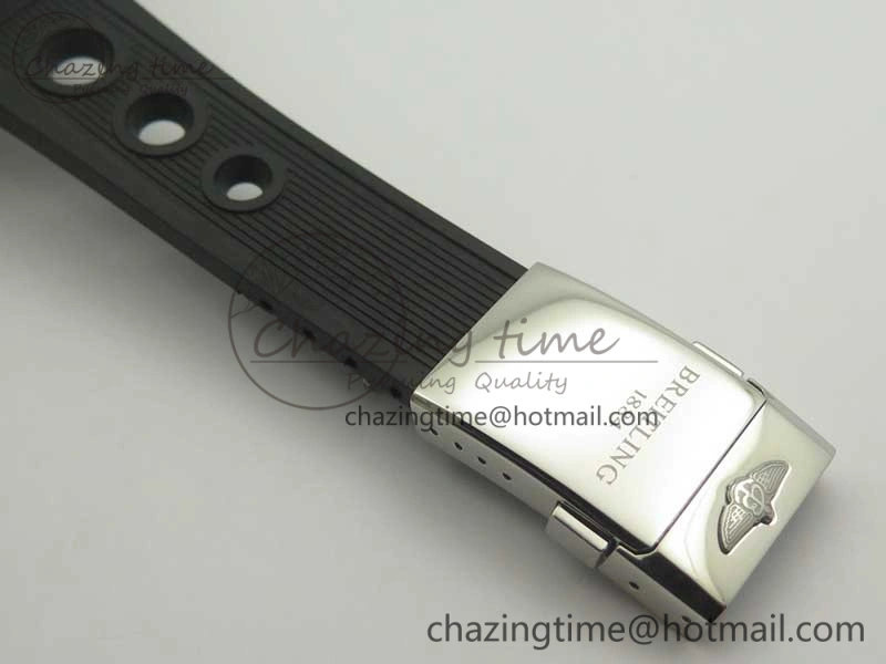 Super Ocean Heritage 46mm SS Black Bezel White Dial on SS Mesh Bracelet A2824