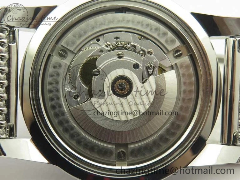 Super Ocean Heritage 46mm SS Blue Bezel Blue Dial on SS Mesh Bracelet A2824