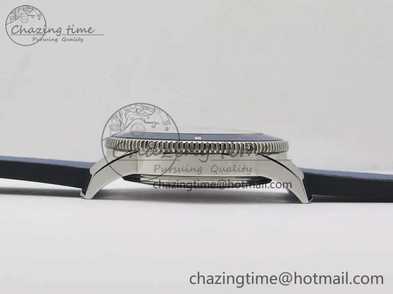 Super Ocean Heritage Blue Ceramic Bezel SS Blue Dial On Blue Gummy Strap A2824